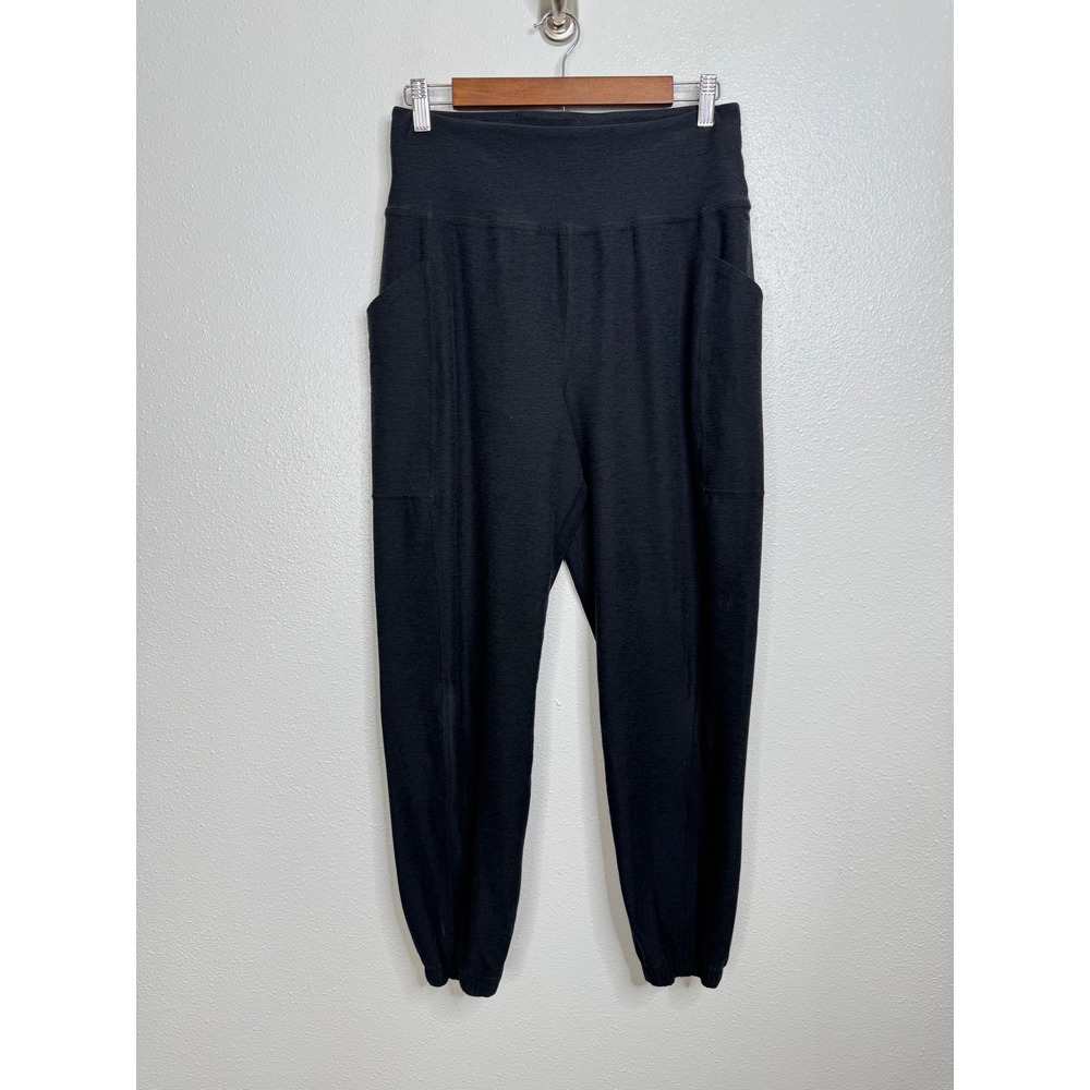 Beyond Yoga Black Spacedye Jogger Pants Size Medium